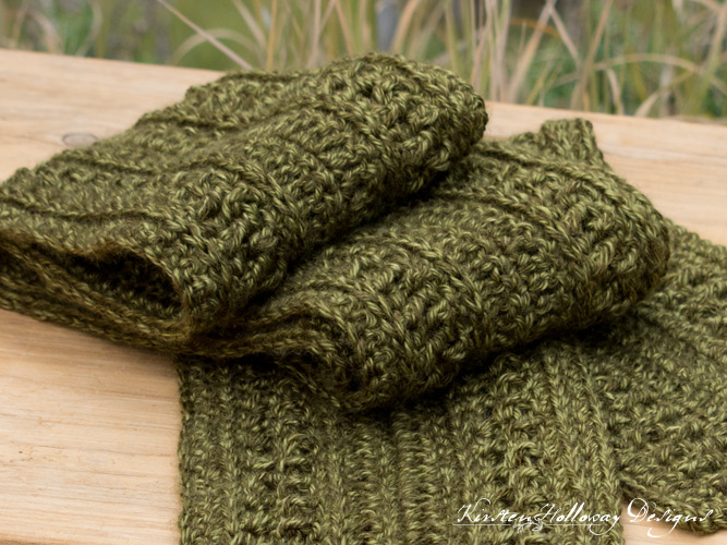 Wanderlust Men's crochet scarf or cowl pattern. Easy enough for beginners!