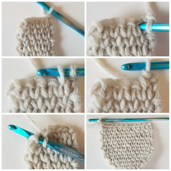 Waterlily Waltz Headband, a beautiful, easy crochet headband pattern using the "knit stitch" or "waistcoat stitch". Follow the tutorial to learn how to "knit" with your crochet hook!