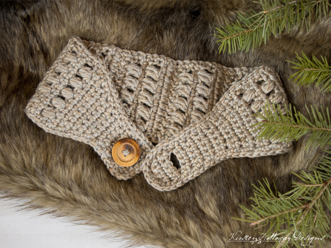 Sugar Maple Crochet Headband Pattern, a quck easy crochet headband project for beginners