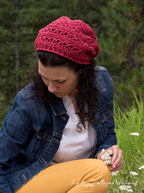 A free slouchy hat pattern easy enough for beginners!